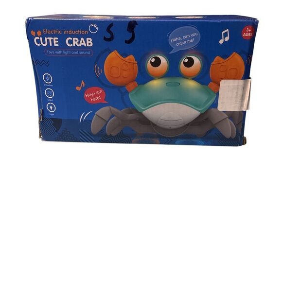 NwtUnused but toy was opened. Checked and works Electric Induction Cute Crab Toy - Picture 2 of 3